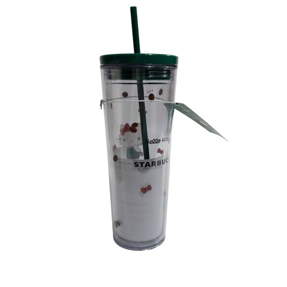 NEW Hello Kitty Starbucks Clear Cold Cup Holiday 2025 - Picture 3 of 8